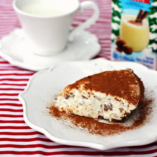 Quick and Easy Frozen Eggnog Pie - Recipe photo by SweetTMakes3