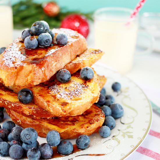 Eggnog French Toast - Recipe photo by highwalls