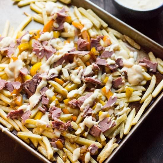 Philly Cheesesteak French Fries - Recipe photo by lemons for lulu