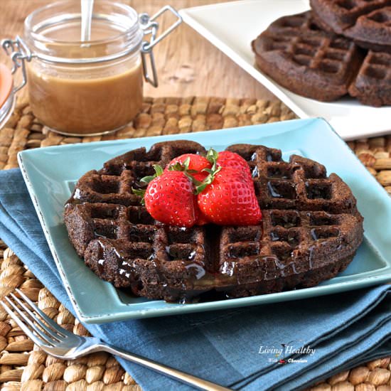 Chocolate Waffles - Recipe photo by Living Healthy With Chocolate