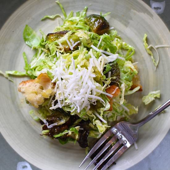 Brussels Sprouts Caesar Salad - Recipe photo by cassieskitchen