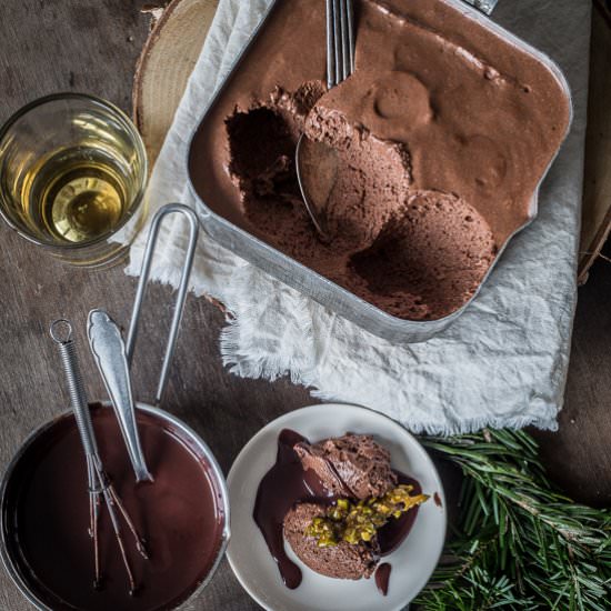 Double Choc X-Mas Mousse - Recipe photo by Food with a View