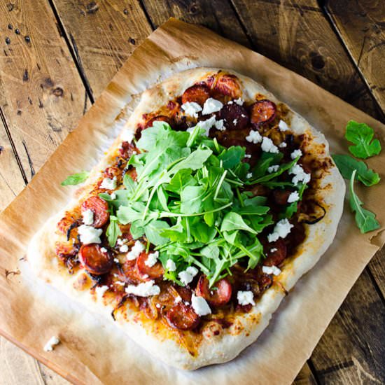 Spicy Chorizo Pizza - Recipe photo by The Endless Meal