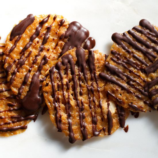 Coconut Honey Lace Cookies - Recipe photo by SaltandWind