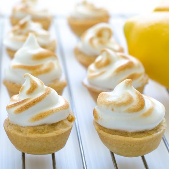 Lemon meringue tartlets - Recipe photo by asweetmuddle