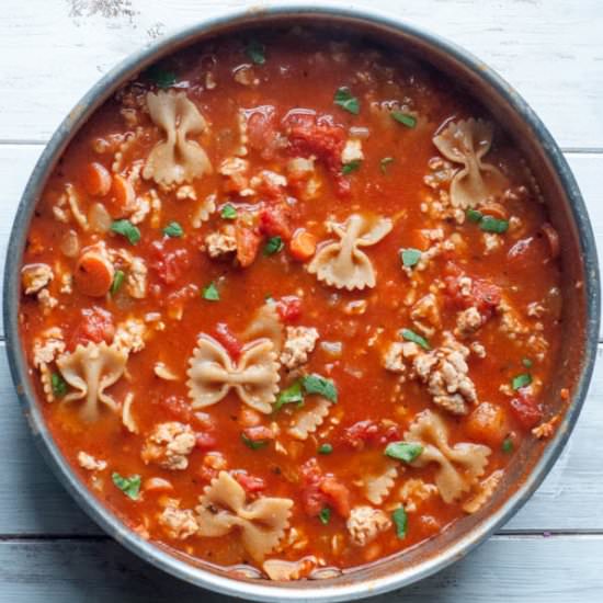 Chicken Minestrone Soup - Recipe photo by prettylittleapron