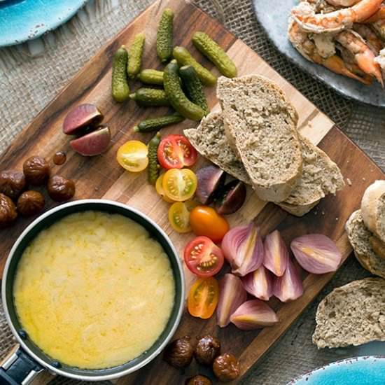 raclette cheese bbq style - Recipe photo by Belly Rumbles