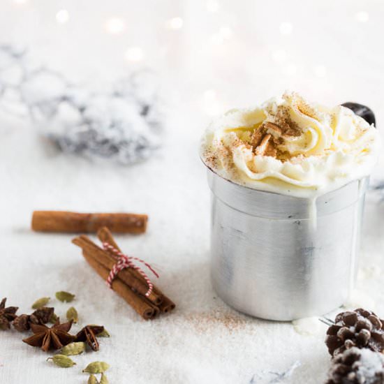 White chocolate milk - Recipe photo by Simones Kitchen