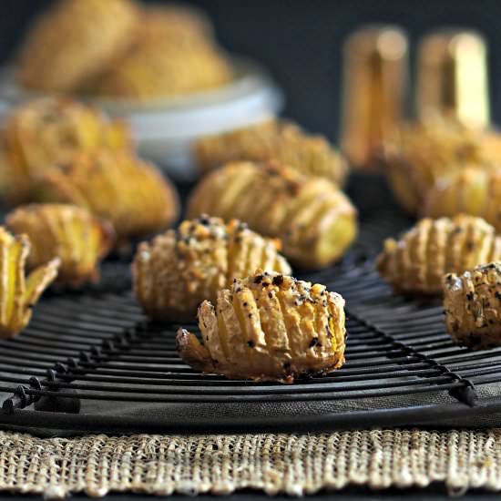 Baby Hasselback Potatoes - Recipe photo by simply sated