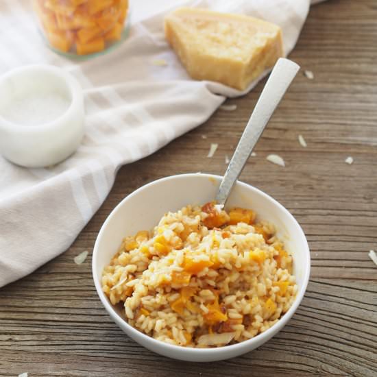 Butternut Squash Risotto - Recipe photo by typicaldomesticbabe