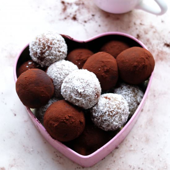 Walnut Date Truffles - Recipe photo by breadandolives