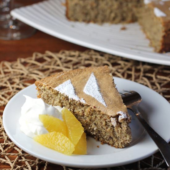 Hazelnut-Almond Mirliton Cake - Recipe photo by Food Gal
