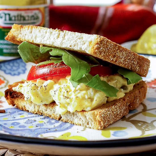 Mom's Pimped Out Egg Salad - Recipe photo by theyumyumfactor