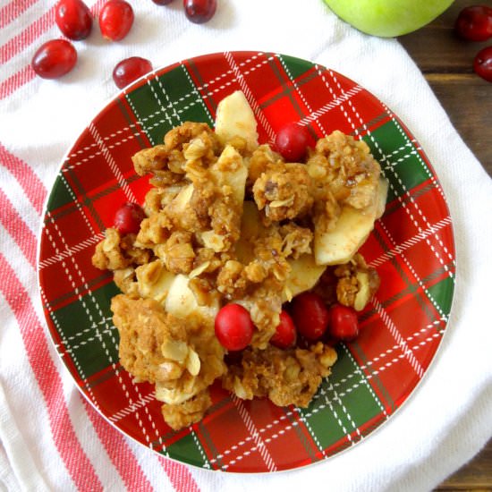 Cranberry Apple Crisp - Recipe photo by PutOnYourCakePants