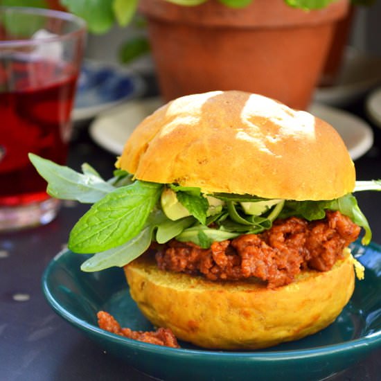 Pulled BBQ Seitan - Recipe photo by 2women2cats