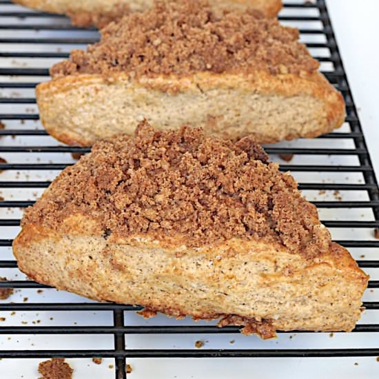 Snickerdoodle Streusel Scones - Recipe photo by thebakermama