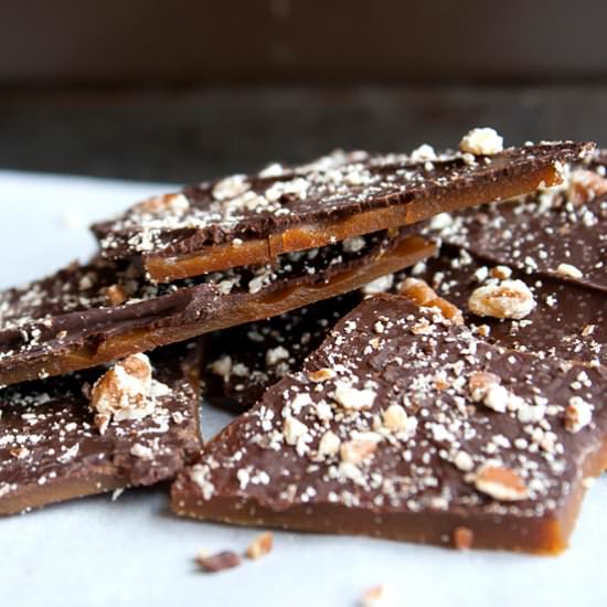 English Toffee - Recipe photo by heartsinmyoven