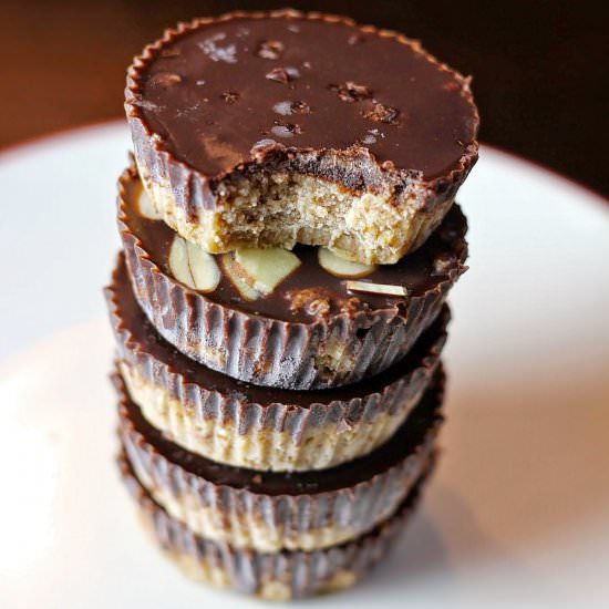 Chocolate Almond Butter Cups - Recipe photo by audreysapron
