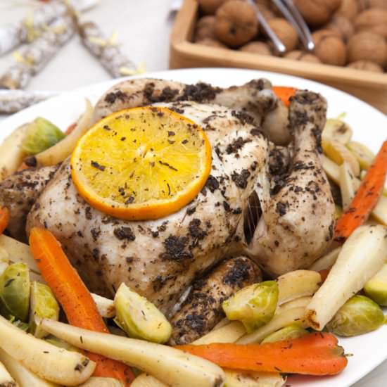 Foil-baked sage and orange chicken - Recipe photo by amummytoo