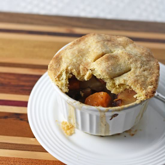 roasted root vegetable pot pie - Recipe photo by erinblueburke