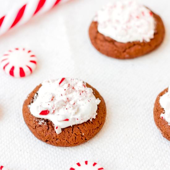 Hot Chocolate Peppermint Cookies - Recipe photo by platingpixels