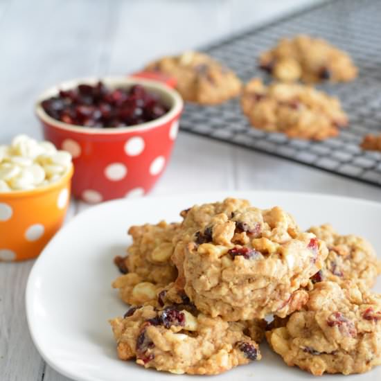 Cranberry Oatmeal Chip Cookies - Recipe photo by Nourishedsimply