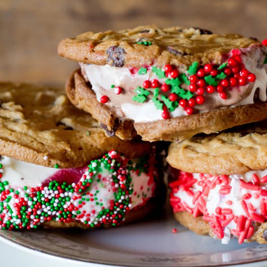 Semi-Homemade Ice Cream Cookie - Recipe photo by thefamilypalate