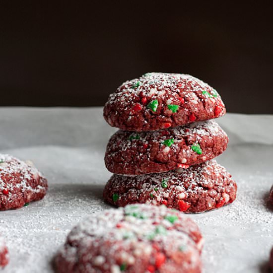 Red Velvet Butter Cookies - Recipe photo by heartsinmyoven