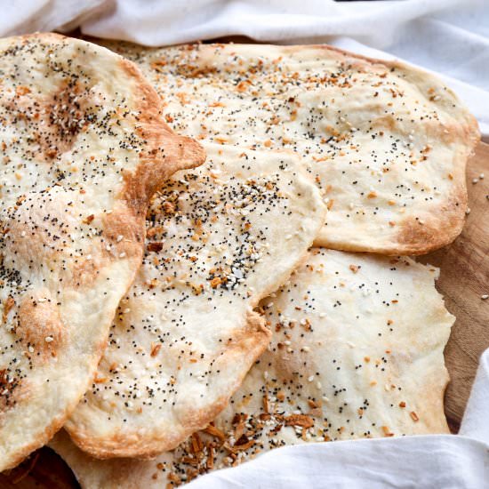 Lavash Crackers - Recipe photo by thehungryhoundsblog
