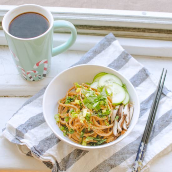 Sesame Peanut Noodles - Recipe photo by TiffanyBee