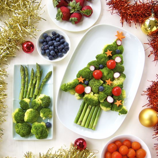Broccoli Christmas Tree Salad - Recipe photo by marijasmine