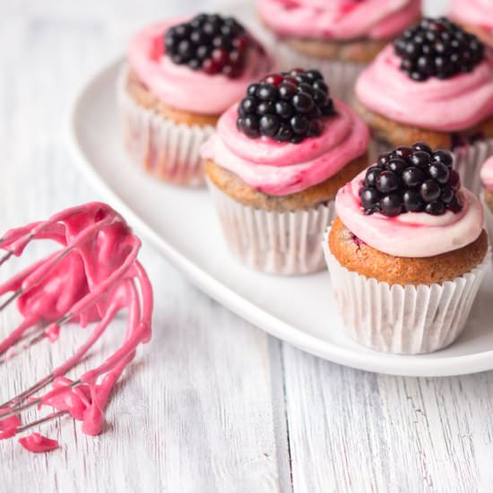 Blackberry Spice Muffins - Recipe photo by KitchenSanctuary