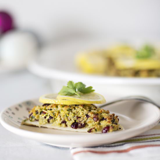 Cranberry Pistachio Crusted Fish - Recipe photo by Adore Foods