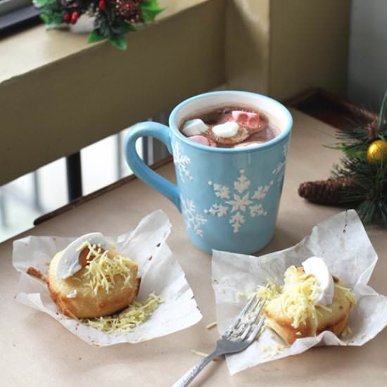 Bibingka with Rum Hot Chocolate - Recipe photo by the tummy train