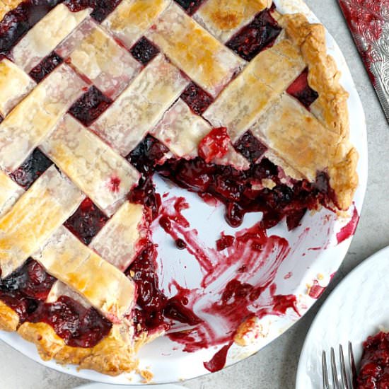 Mixed Berry Pie - Recipe photo by fabtastic eats
