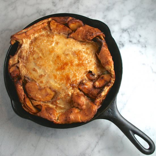 Apple Dutch Baby - Recipe photo by thebrookcook.wordpress.com