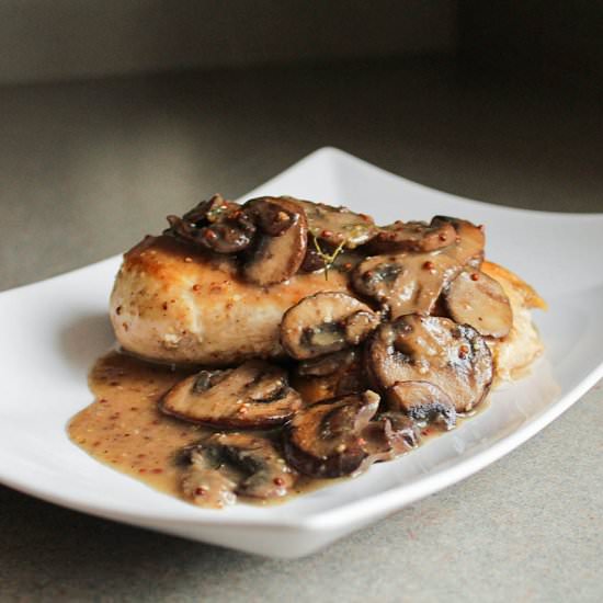 Chicken in a Mushroom Sauce - Recipe photo by Lisa G Cooks