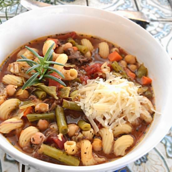 Minestrone Soup - Recipe photo by Kitchengetaway
