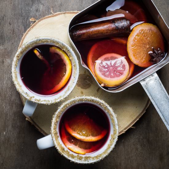Hot Punch with Licorice Sugar - Recipe photo by Food with a View