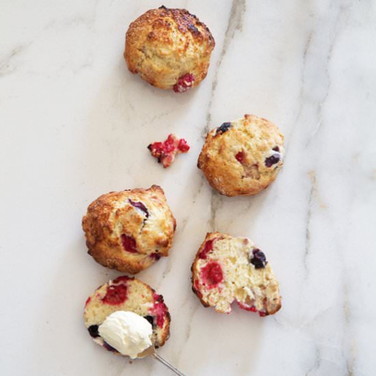 Mary Berry's Fresh Berry Scones - Recipe photo by Shadesof Cinnamon