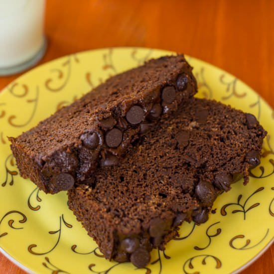 Chocolate Pumpkin Bread - Recipe photo by savedbythekale