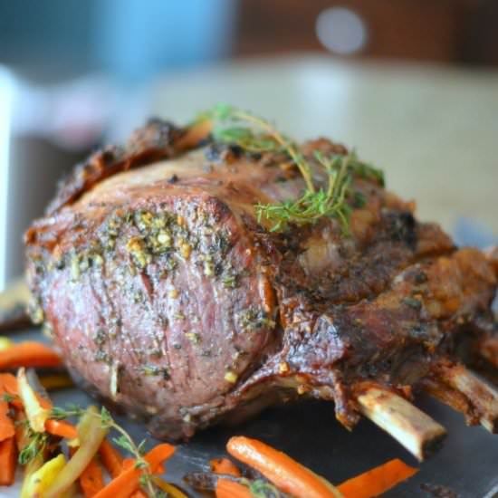 Roasting the Perfect Prime Rib - Recipe photo by VRAI Magazine