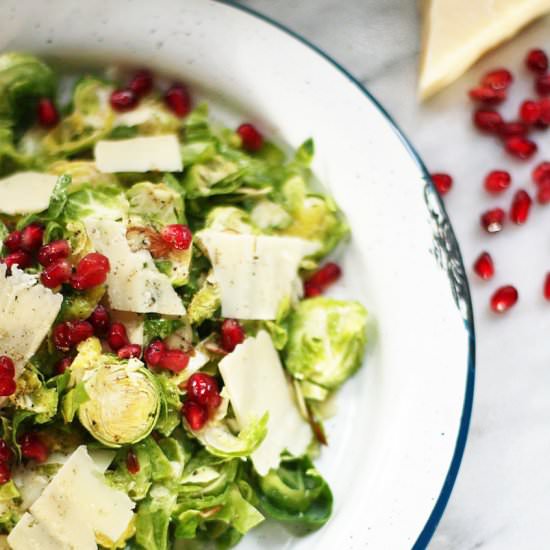 Shaved Brussels Sprout Salad - Recipe photo by adoring-kitchen