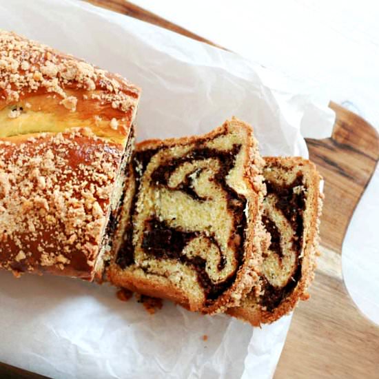 Chocolate Swirled Babka - Recipe photo by baketotheroots