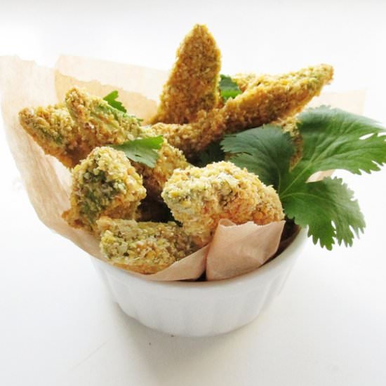 Crispy Baked Avocado Fries - Recipe photo by WholeLivingLauren