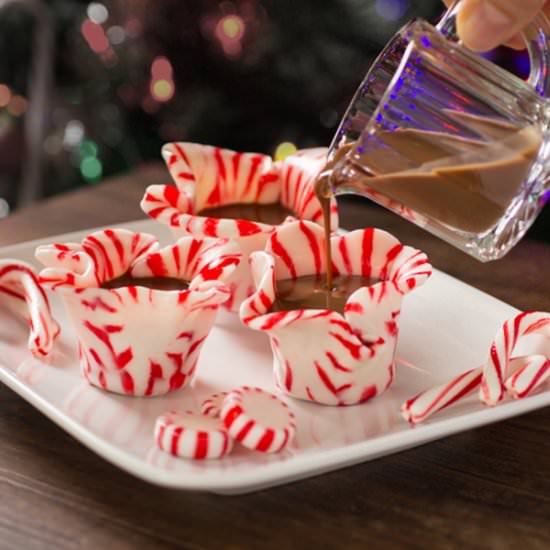 DIY Peppermint Shot Glasses - Recipe photo by TheWateringMouth