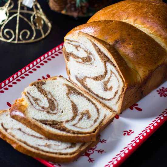 Pecan Swirl Bread Loaf - Recipe photo by KitchenHighlights