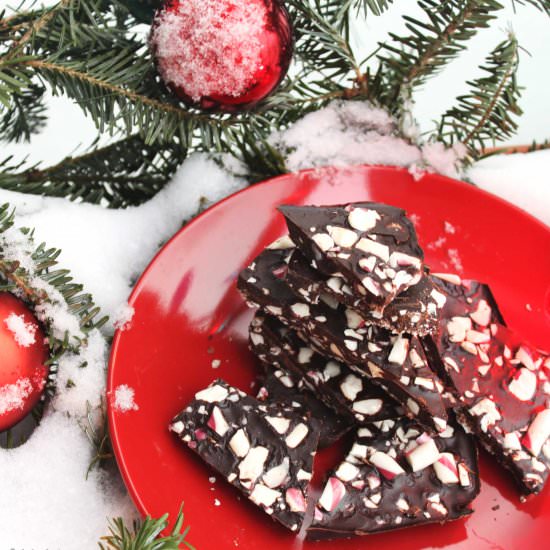 Candy Cane Carob Bark (Vegan, GF) - Recipe photo by JesseLWellness