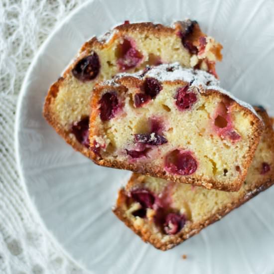 Marzipan and Cranberry Cake - Recipe photo by MagdasCauldron