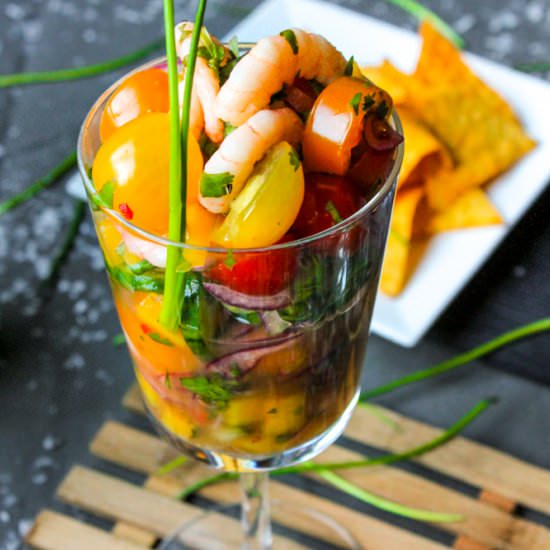Shrimp & Mango Ceviche - Recipe photo by dishtales